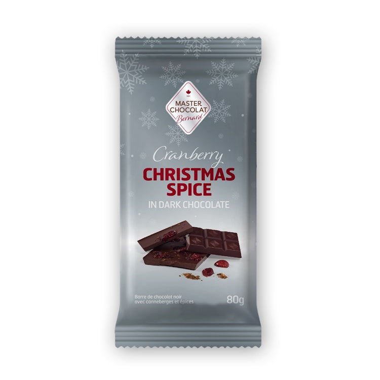 Dark Cranberry Christmas Spice Bar by BERNARD